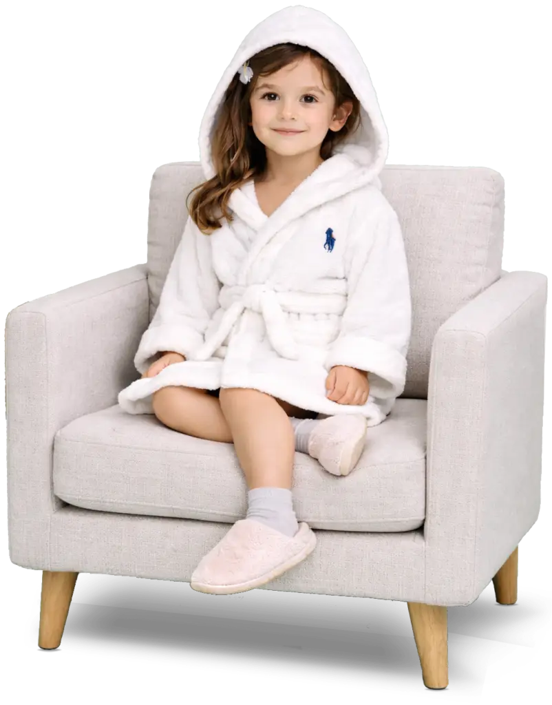 peignoir enfant fille